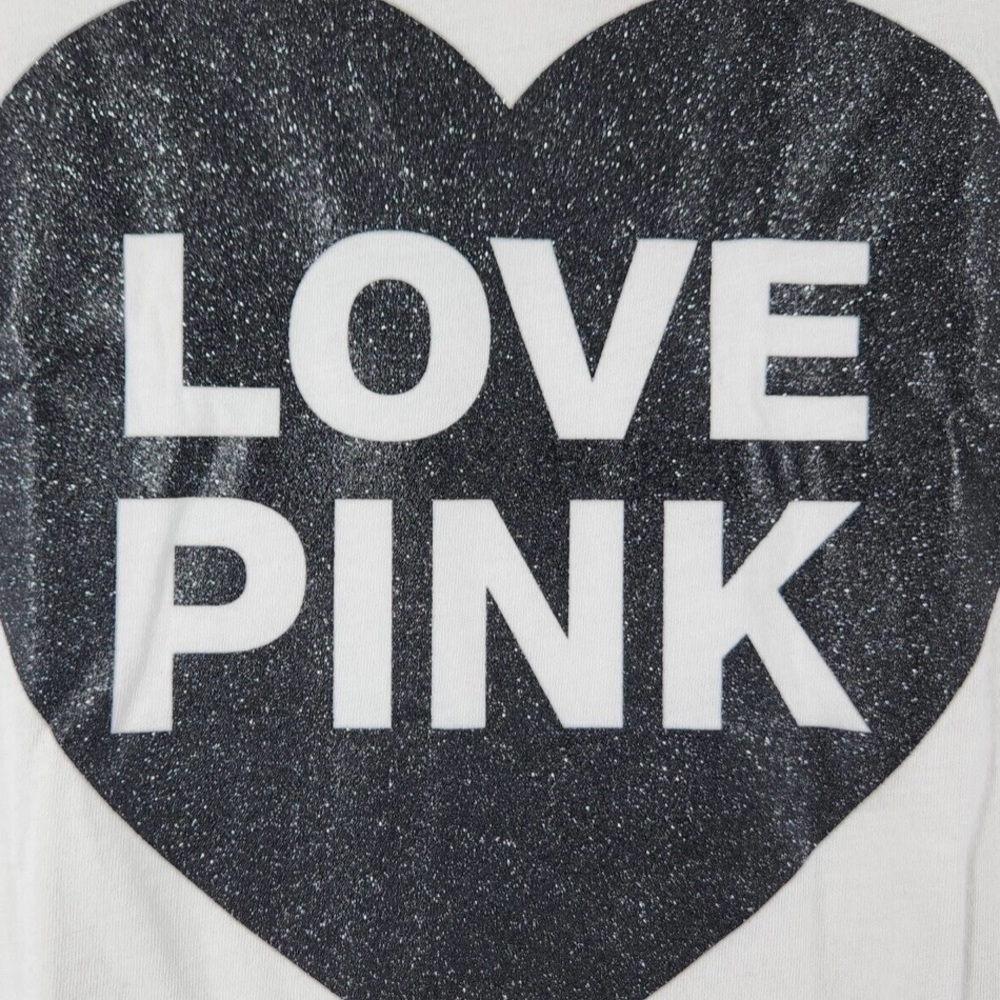 NWT VS PINK Originals Short Sleeve Campus Tee - Picture 3 of 7
